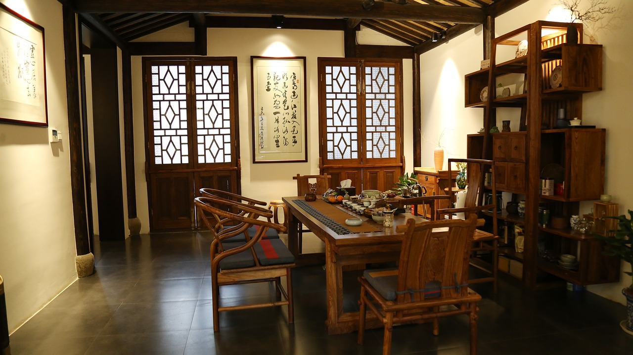 чайная комната в китайском стиле
