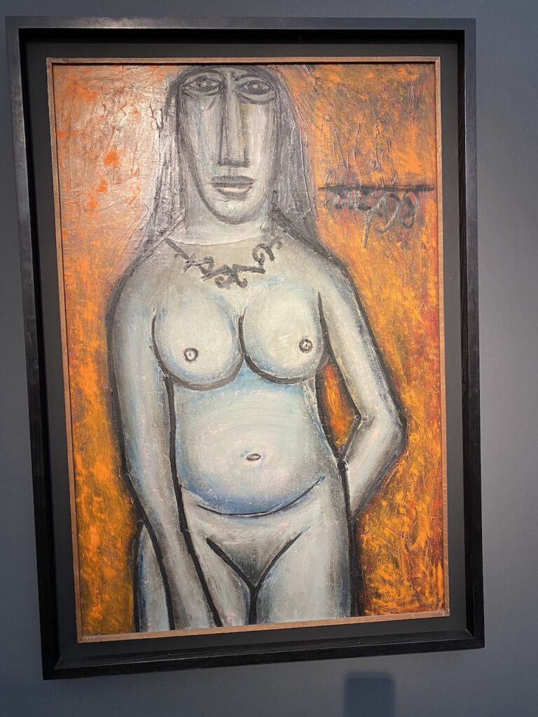 Francis Newton Souza - Nude - 1958, pictură expusă la Frieze Masters Londra 2021
